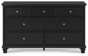 Lanolee California King Panel Bed, Dresser, Chest and 2 Nightstands - B687B32