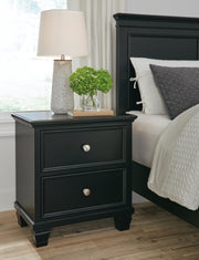 Lanolee California King Panel Bed, Dresser, Chest and 2 Nightstands - B687B32