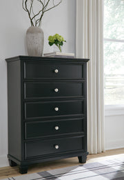Lanolee Twin Panel Bed and Chest - B687B30