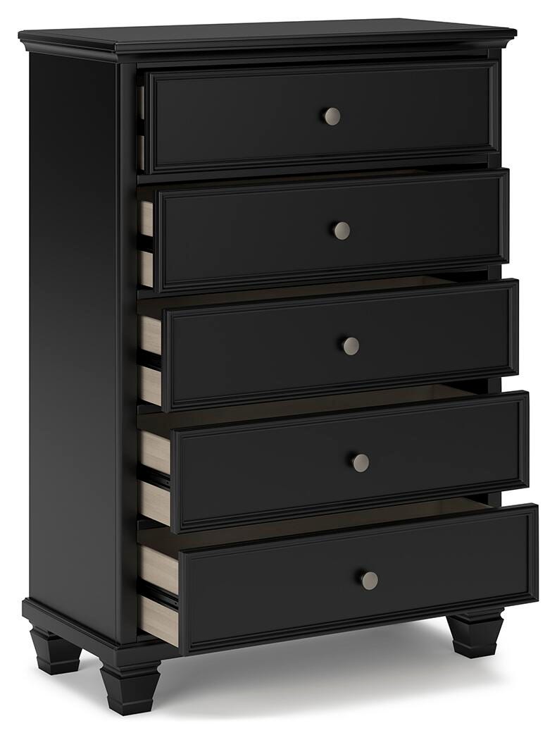 Lanolee Twin Panel Bed and Chest - B687B30