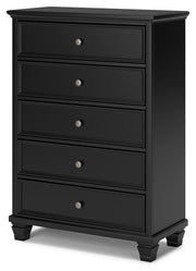 Lanolee Twin Panel Bed and Chest - B687B30