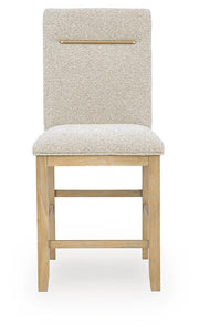 Lasinger Light Brown Counter Height Barstool, Set of 2 - PCD852-124