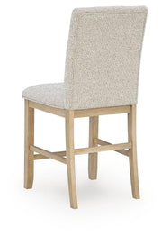 Lasinger Light Brown Counter Height Barstool, Set of 2 - PCD852-124