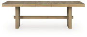 Lasinger Light Brown Dining Extension Table - PCD852-45