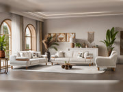 Latte Convertible Loveseat in Cream - 200-ST-LAT-HENRY06-2