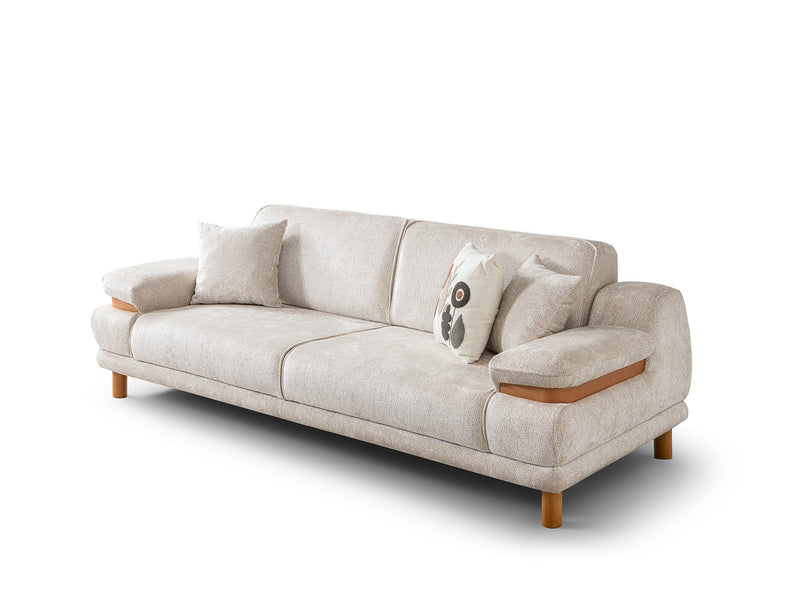 Latte Convertible Sofa in Cream - 200-ST-LAT-HENRY06-3