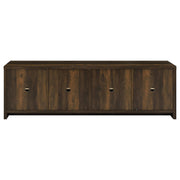 Laughlin 4-door Engineered Wood 78-inch TV Stand Dark Pine - 724123