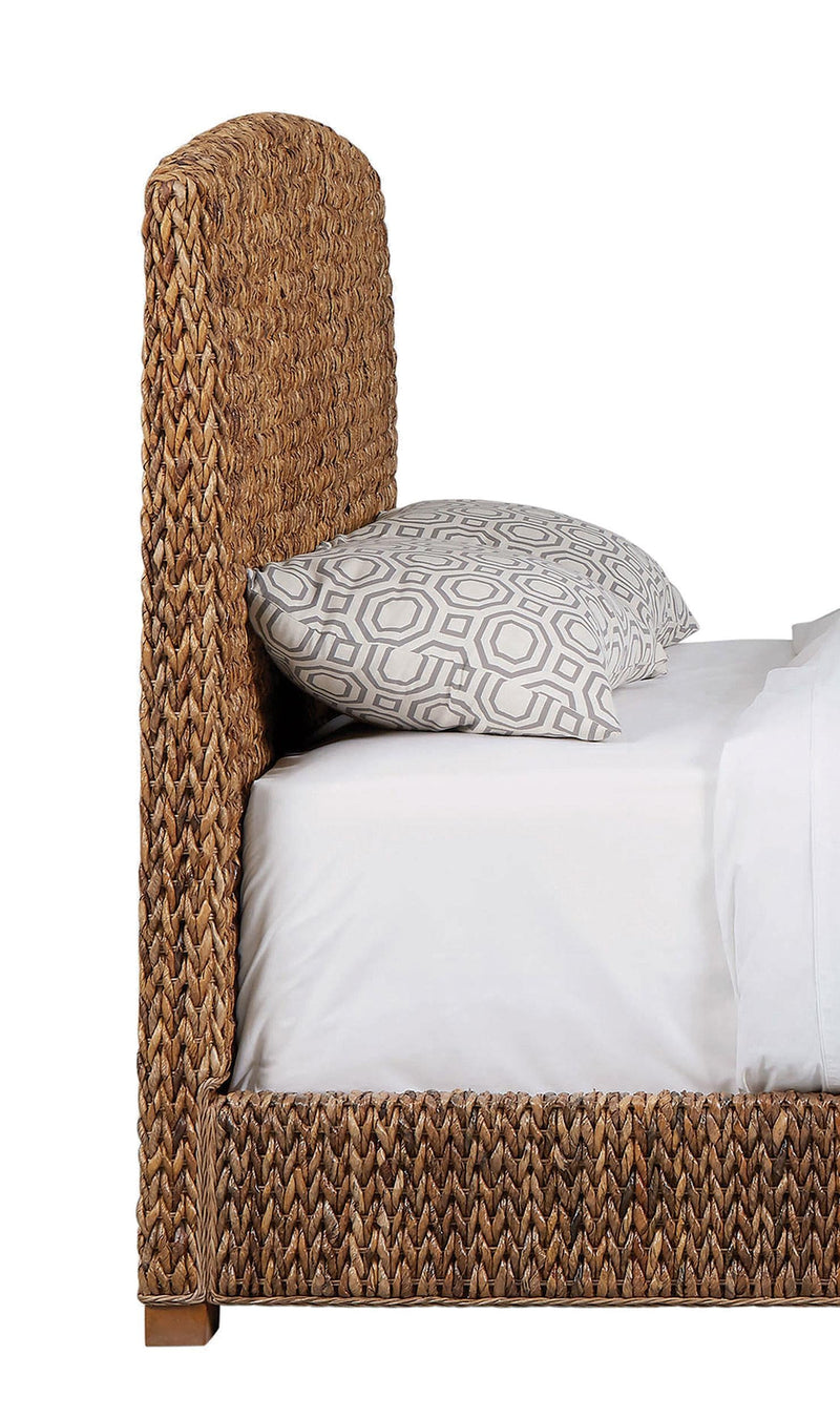 Laughton Banana Leaf California King Panel Bed Amber - 300501KW