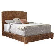 Laughton Banana Leaf Queen Panel Bed Amber - 300501Q