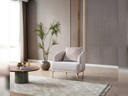 Laura Chair in White - 200-ELIF-LAU-A610-B