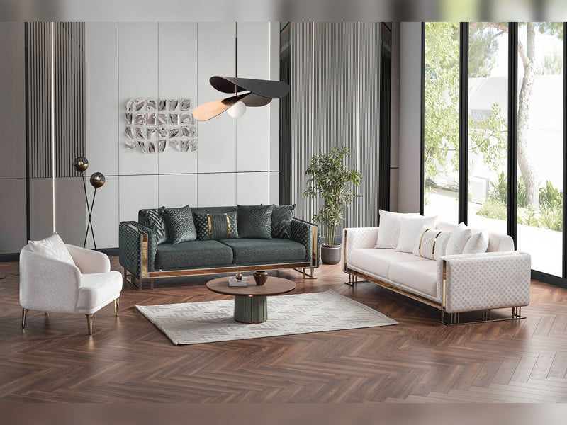 Laura Convertible Loveseat in Brown - 200-ELIF-LAU-A612-2