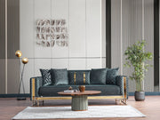 Laura Convertible Sofa in Green - 200-ELIF-LAU-A610-3