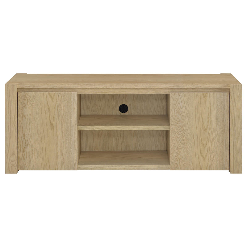 Laurelton 60-inch 2-door TV Stand Media Console Light Oak - 708222