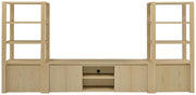 Laurelton 78-inch 4-door TV Stand Media Console Light Oak - 701653