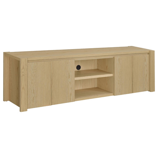 Laurelton 78-inch 4-door TV Stand Media Console Light Oak - 701653