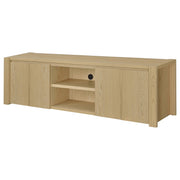 Laurelton 78-inch 4-door TV Stand Media Console Light Oak - 701653