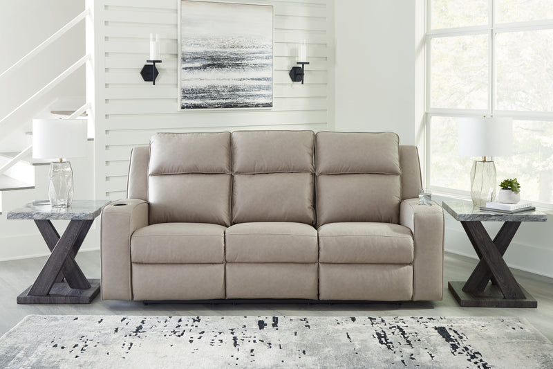 Lavenhorne Reclining Sofa with Drop Down Table - Lara FurnitureReclining Sofa