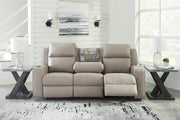 Lavenhorne Reclining Sofa with Drop Down Table - Lara FurnitureReclining Sofa