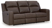 Lavenhorne Reclining Sofa with Drop Down Table - Lara FurnitureReclining Sofa