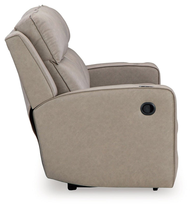 Lavenhorne Reclining Sofa with Drop Down Table - Lara FurnitureReclining Sofa