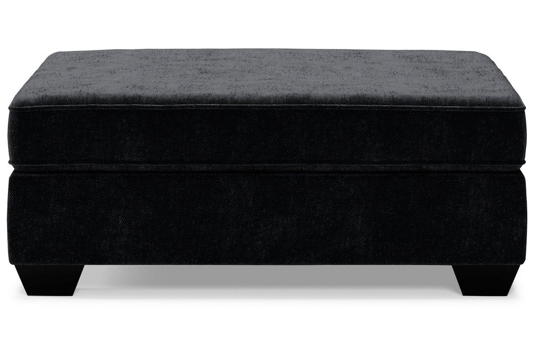 Lavernett Charcoal Oversized Accent Ottoman - Gate FurnitureOttoman