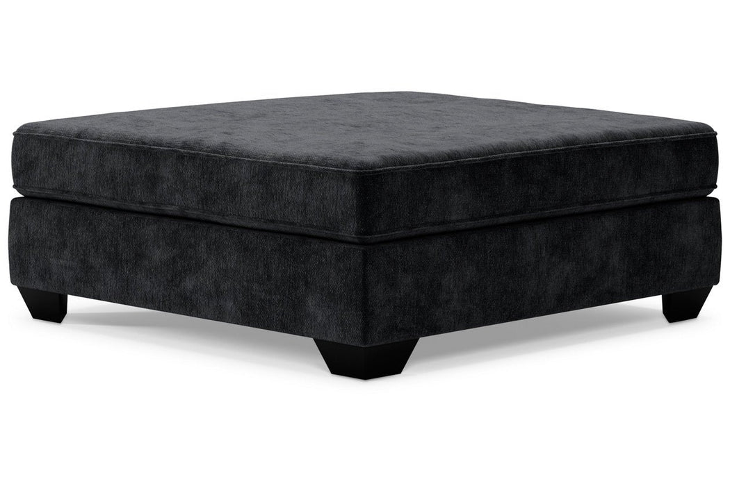 Lavernett Charcoal Oversized Accent Ottoman - Gate FurnitureOttoman