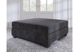 Lavernett Charcoal Oversized Accent Ottoman - Gate FurnitureOttoman