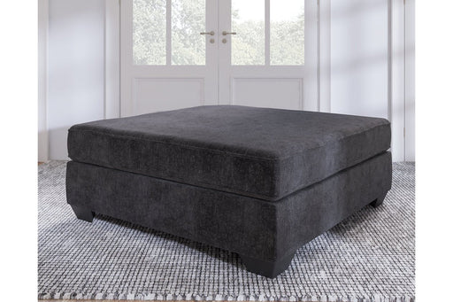 Lavernett Charcoal Oversized Accent Ottoman - Gate FurnitureOttoman