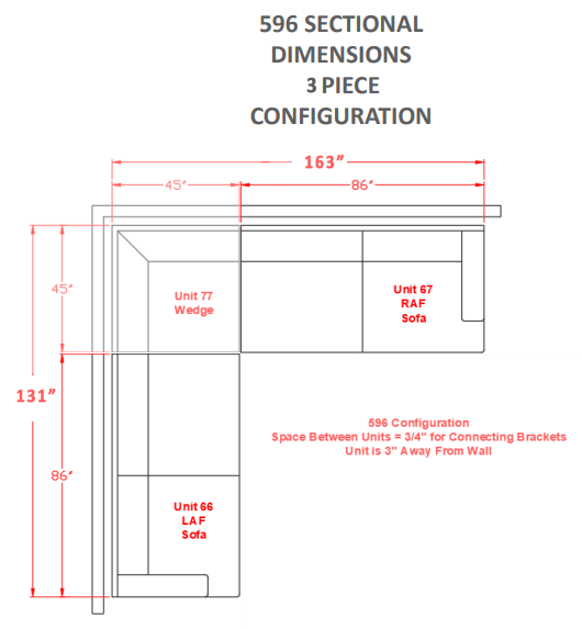 Lavernett Charcoal Sectional Set - Gate Furniture