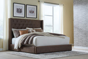 Lavernty Coffee Queen Upholstered Storage Bed - PCB9002B1