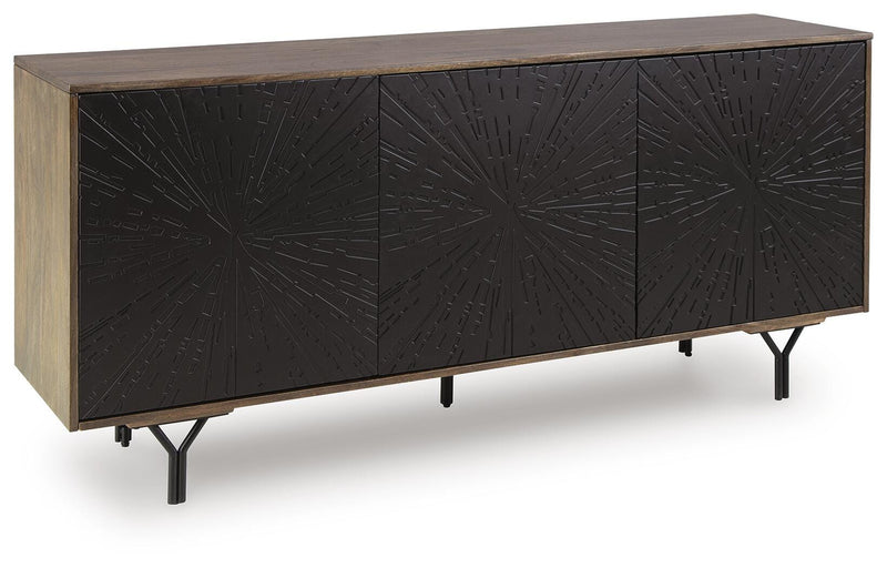 Lavinmont Multi Brown Accent Cabinet - A4000710