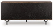 Lavinmont Multi Brown Accent Cabinet - A4000710