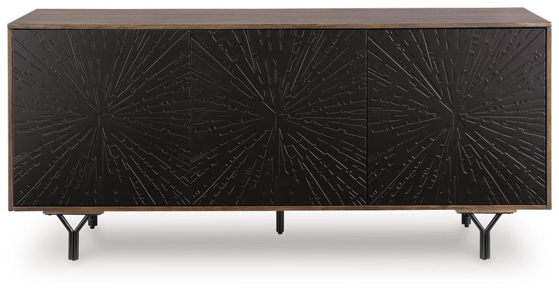 Lavinmont Multi Brown Accent Cabinet - A4000710