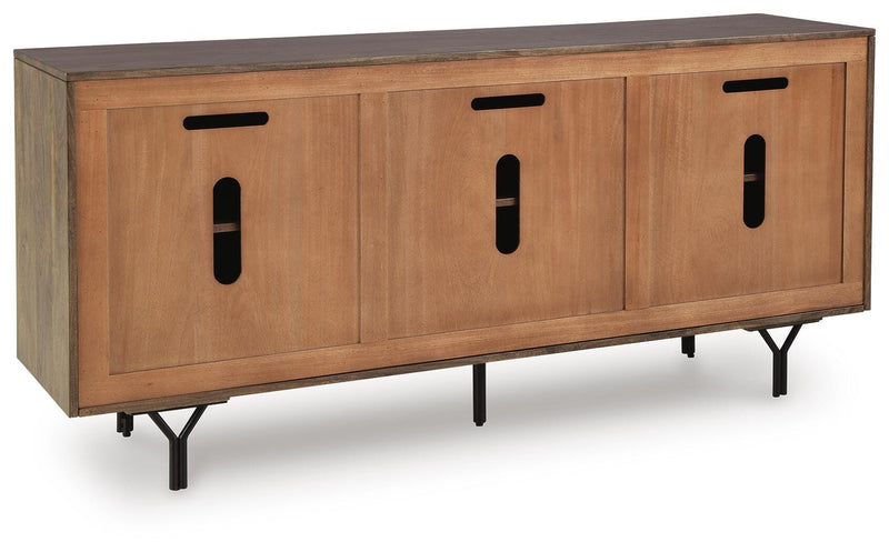 Lavinmont Multi Brown Accent Cabinet - A4000710