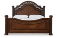 Lavinton Brown Poster Bedroom Set - Gate FurnitureBedroom Set
