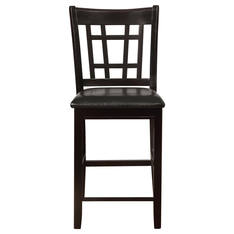 Lavon 5-piece Oval Counter Height Dining Set Espresso - 102888-S5