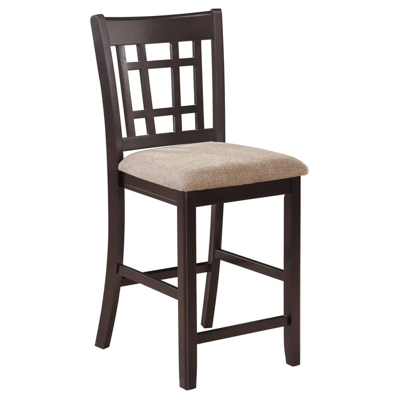 Lavon 5-piece Oval Counter Height Dining Set Light Chestnut - 105278-S5
