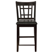 Lavon 5-piece Oval Counter Height Extension Dining Set Espresso - 102888-S5
