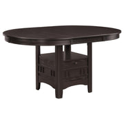 Lavon 5-piece Oval Extension Leaf Dining Set Espresso - 102671-S5