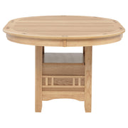 Lavon 5-piece Oval Extension Leaf Dining Set Light Oak - 106620-S5