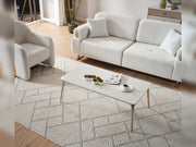 Law 4-pieces (2 Sofa & 2 Chair) Livingroom in White - 200-ELIF-LAW-A510-3311