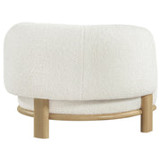 Lawler Upholstered Barrel Back Accent Chair Ivory and Natural - 903169