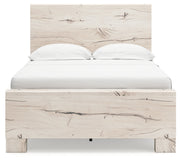 Lawroy Full Panel Bed with Dresser and 2 Nightstands in Light Natural from Ashley - Lara Furniture