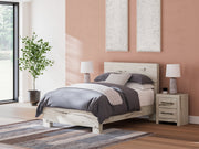 Lawroy Full Panel Bed with Dresser and 2 Nightstands in Light Natural from Ashley - Lara Furniture