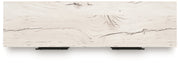 Lawroy Full Panel Bed with Dresser and 2 Nightstands in Light Natural from Ashley - Lara Furniture