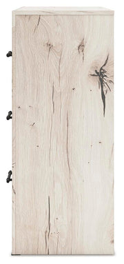 Lawroy Full Panel Headboard and Dresser in Light Natural - PKG020536