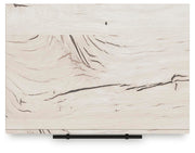 Lawroy Full Panel Headboard, Dresser, Mirror, Chest and Nightstand in Light Natural - PKG020535