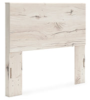 Lawroy Full Panel Headboard with Dresser and 2 Nightstands in Light Natural from Ashley - Lara Furniture