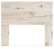 Lawroy Full Panel Headboard with Mirrored Dresser, Chest and 2 Nightstands in Light Natural from Ashley - Lara Furniture
