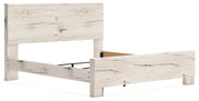 Lawroy King Panel Bed with Mirrored Dresser and 2 Nightstands in Light Natural from Ashley - Lara Furniture
